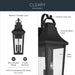 Kichler - 59196BKT - Three Light Outdoor Wall Mount - Cleary - Textured Black