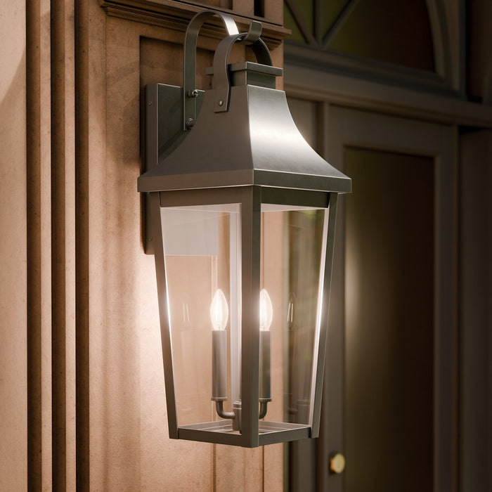 Kichler - 59196OZ - Three Light Outdoor Wall Mount - Cleary - Olde Bronze