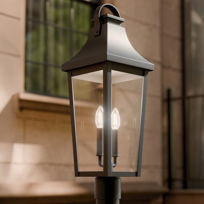Kichler - 59197BKT - Two Light Outdoor Post Lantern - Cleary - Textured Black