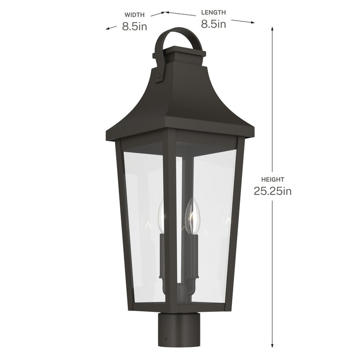 Kichler - 59197OZ - Two Light Outdoor Post Lantern - Cleary - Olde Bronze