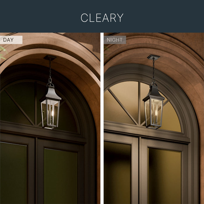 Kichler - 59198BKT - Two Light Outdoor Pendant - Cleary - Textured Black
