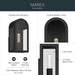 Kichler - 59200BKT - One Light Outdoor Wall Mount - Marea - Textured Black