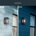 Kichler - 59200BKT - One Light Outdoor Wall Mount - Marea - Textured Black