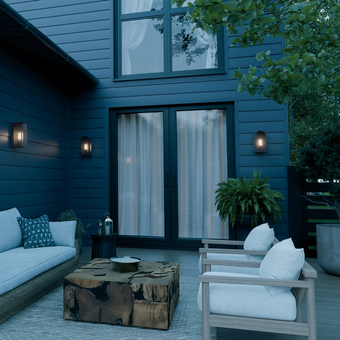 Kichler - 59200BKT - One Light Outdoor Wall Mount - Marea - Textured Black