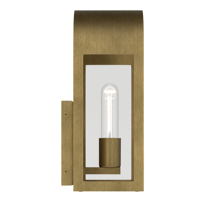 Kichler - 59200NBR - One Light Outdoor Wall Mount - Marea - Natural Brass