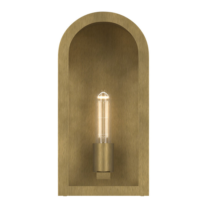 Kichler - 59200NBR - One Light Outdoor Wall Mount - Marea - Natural Brass
