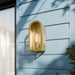 Kichler - 59200NBR - One Light Outdoor Wall Mount - Marea - Natural Brass