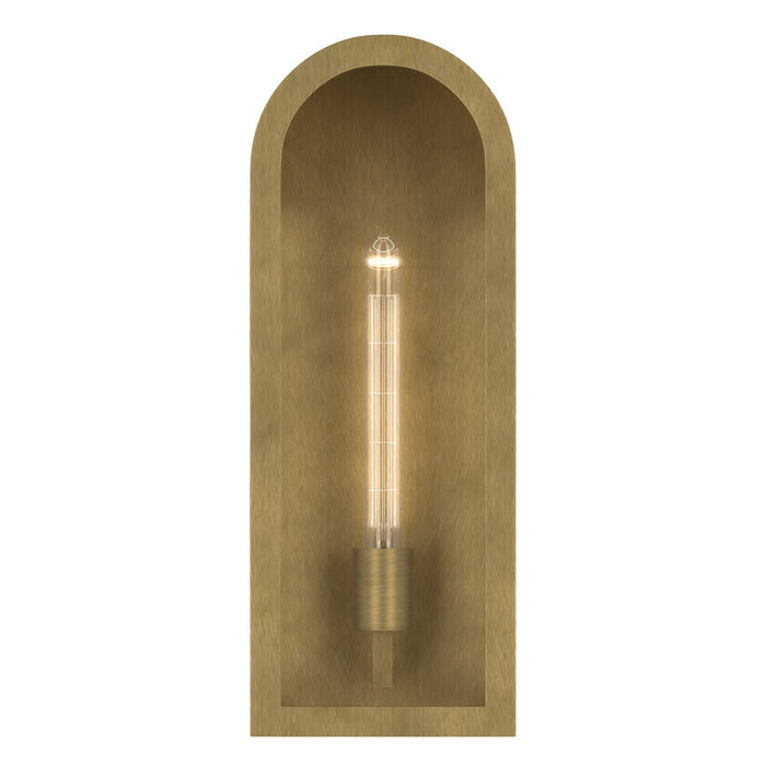Kichler - 59201NBR - One Light Outdoor Wall Mount - Marea - Natural Brass