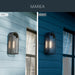 Kichler - 59202BKT - One Light Outdoor Wall Mount - Marea - Textured Black
