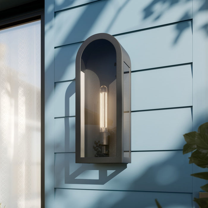 Kichler - 59202BKT - One Light Outdoor Wall Mount - Marea - Textured Black