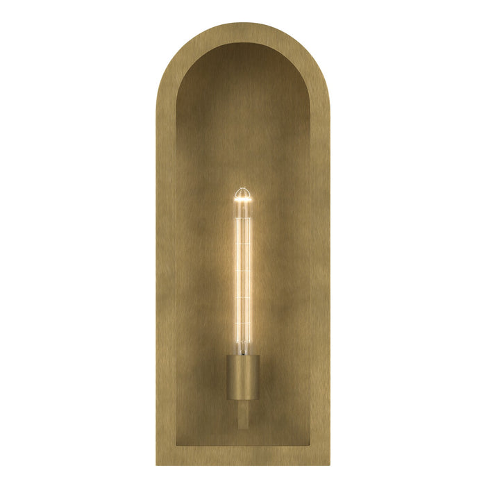 Kichler - 59202NBR - One Light Outdoor Wall Mount - Marea - Natural Brass