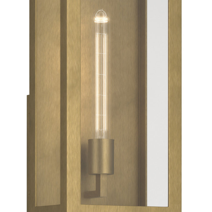 Kichler - 59202NBR - One Light Outdoor Wall Mount - Marea - Natural Brass