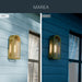 Kichler - 59202NBR - One Light Outdoor Wall Mount - Marea - Natural Brass