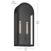 Kichler - 59203BKT - Two Light Outdoor Wall Mount - Marea - Textured Black