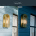 Kichler - 59203NBR - Two Light Outdoor Wall Mount - Marea - Natural Brass