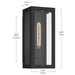 Kichler - 59208BKT - One Light Outdoor Wall Mount - Calen - Textured Black
