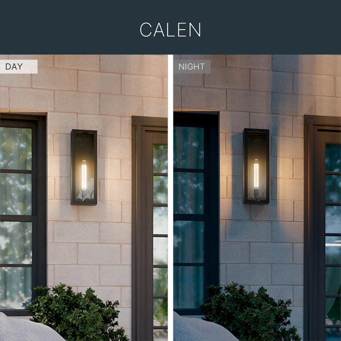 Kichler - 59210BKT - One Light Outdoor Wall Mount - Calen - Textured Black