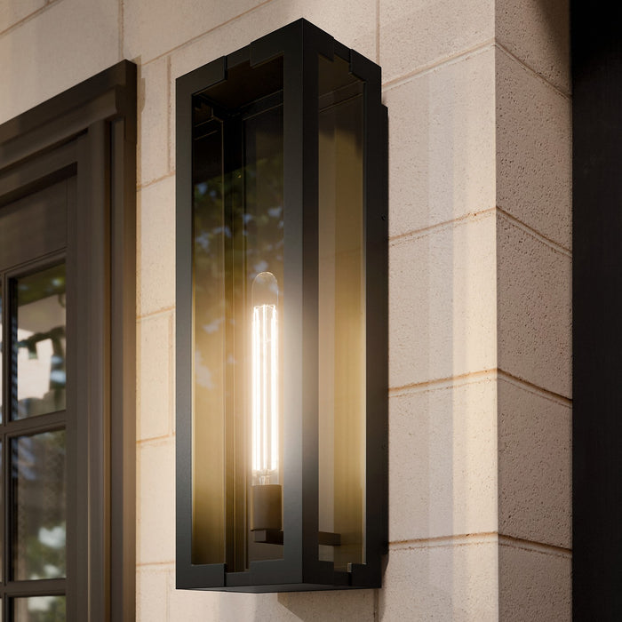 Kichler - 59210BKT - One Light Outdoor Wall Mount - Calen - Textured Black