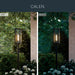 Kichler - 59211BKT - One Light Outdoor Post Lantern - Calen - Textured Black