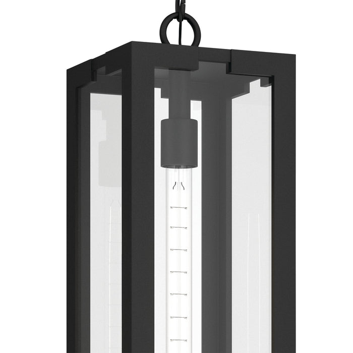 Kichler - 59212BKT - One Light Outdoor Pendant - Calen - Textured Black