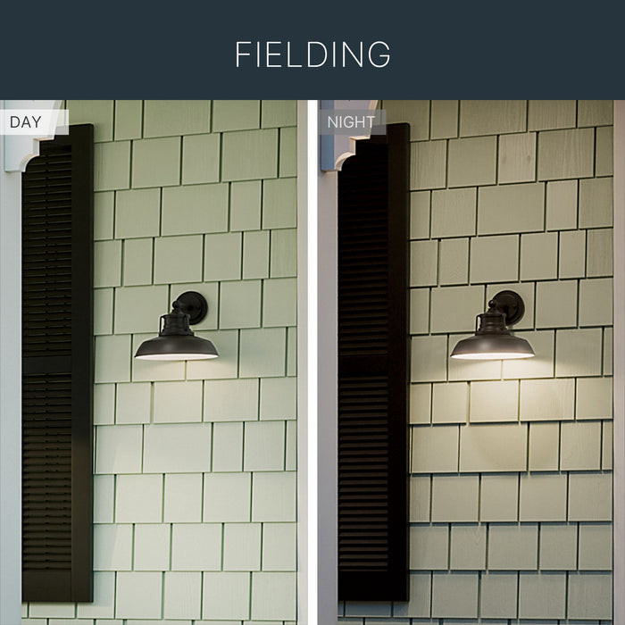Kichler - 59205BKT - One Light Outdoor Wall Mount - Fielding - Textured Black