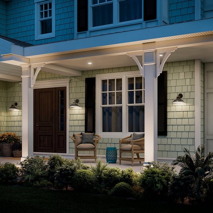 Kichler - 59205NBR - One Light Outdoor Wall Mount - Fielding - Natural Brass