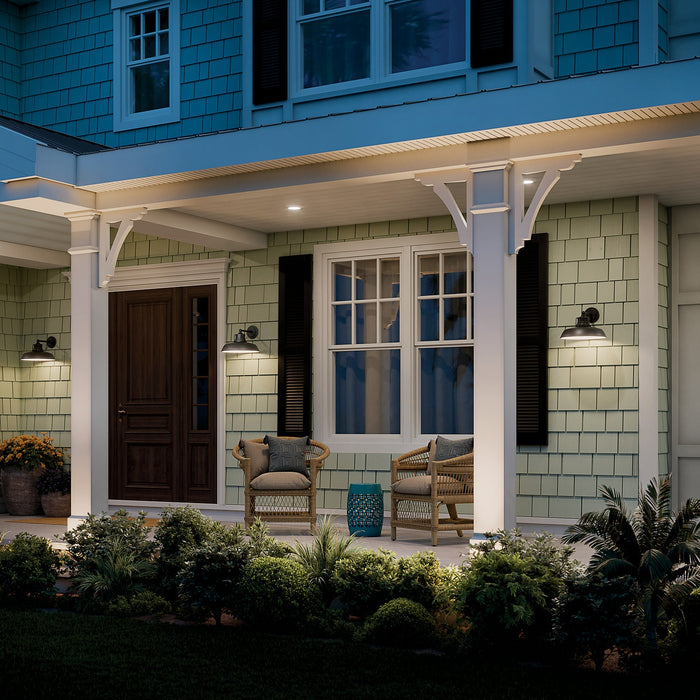 Kichler - 59206BKT - One Light Outdoor Wall Mount - Fielding - Textured Black