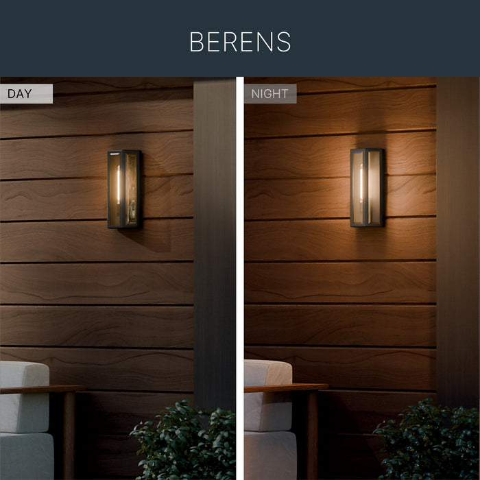 Kichler - 59214BKT - One Light Outdoor Wall Mount - Berens - Textured Black