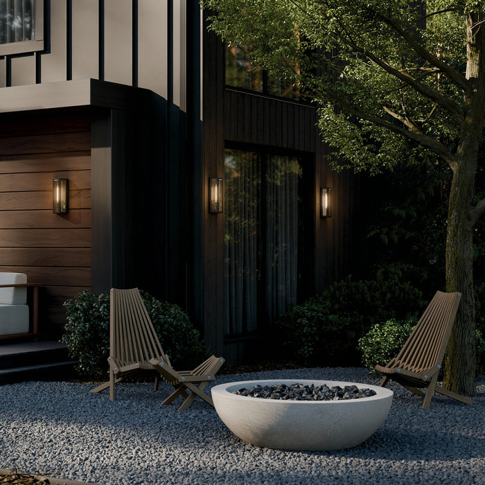 Kichler - 59214BKT - One Light Outdoor Wall Mount - Berens - Textured Black