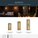 Kichler - 59214NBR - One Light Outdoor Wall Mount - Berens - Natural Brass