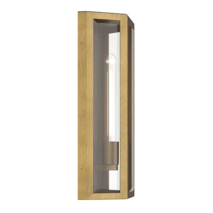 Kichler - 59214NBR - One Light Outdoor Wall Mount - Berens - Natural Brass