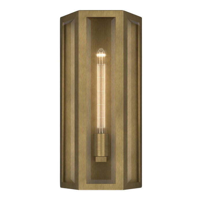 Kichler - 59214NBR - One Light Outdoor Wall Mount - Berens - Natural Brass