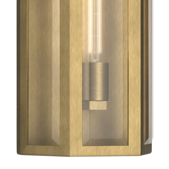 Kichler - 59214NBR - One Light Outdoor Wall Mount - Berens - Natural Brass