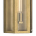 Kichler - 59214NBR - One Light Outdoor Wall Mount - Berens - Natural Brass