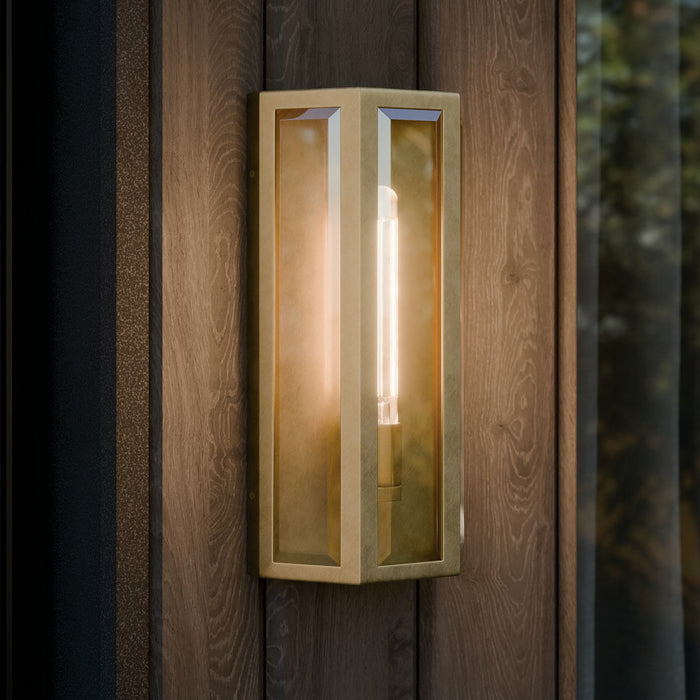 Kichler - 59214NBR - One Light Outdoor Wall Mount - Berens - Natural Brass