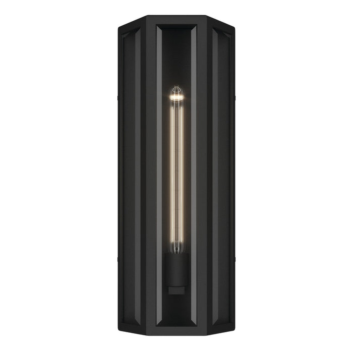 Kichler - 59215BKT - One Light Outdoor Wall Mount - Berens - Textured Black