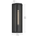 Kichler - 59215BKT - One Light Outdoor Wall Mount - Berens - Textured Black