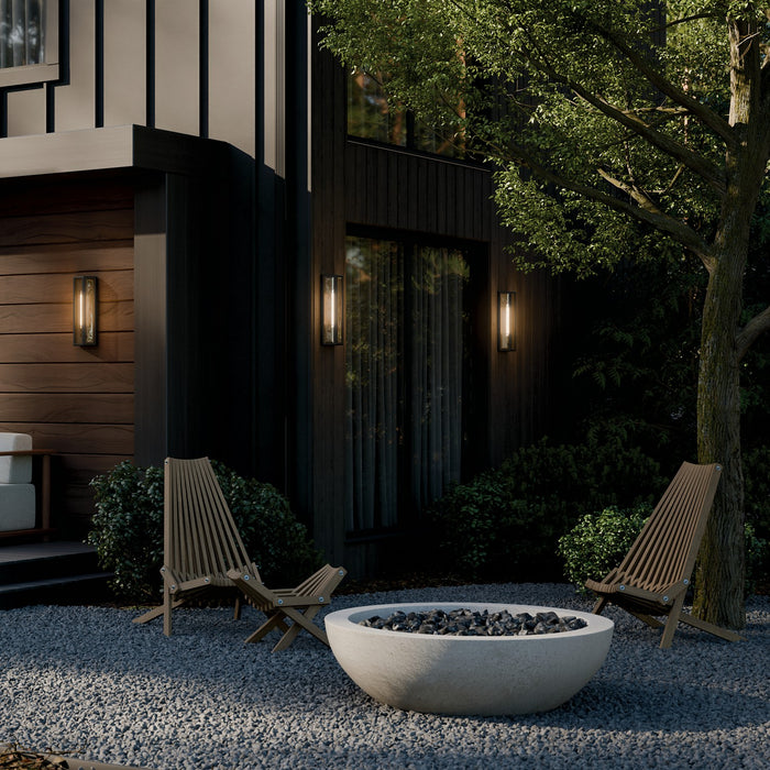 Kichler - 59215BKT - One Light Outdoor Wall Mount - Berens - Textured Black