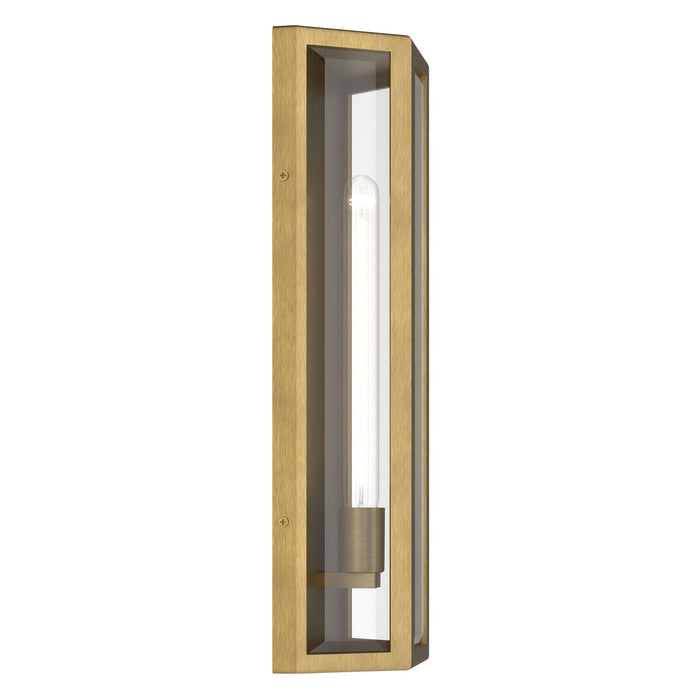 Kichler - 59215NBR - One Light Outdoor Wall Mount - Berens - Natural Brass
