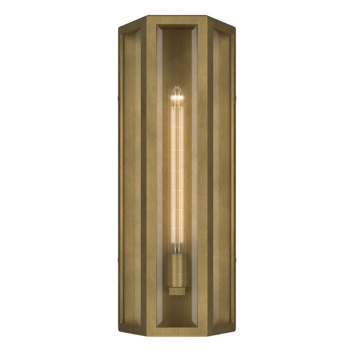 Kichler - 59215NBR - One Light Outdoor Wall Mount - Berens - Natural Brass