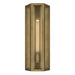Kichler - 59215NBR - One Light Outdoor Wall Mount - Berens - Natural Brass