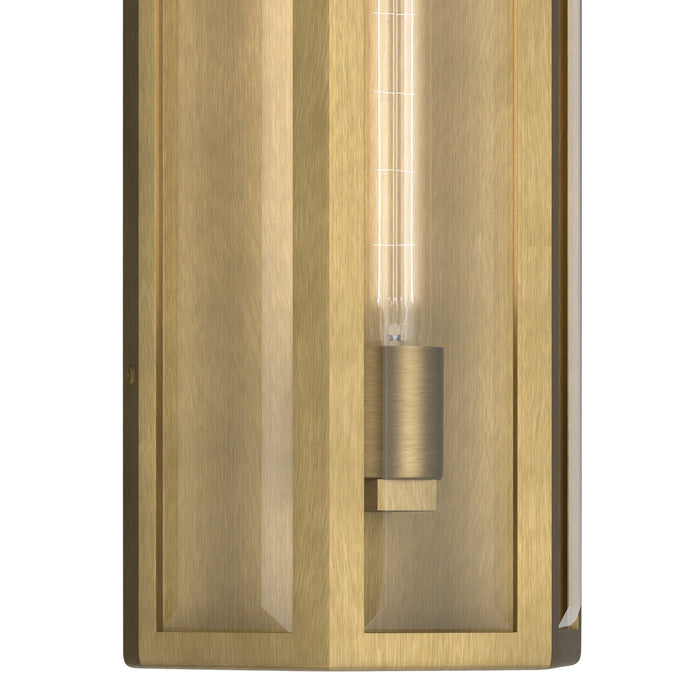 Kichler - 59215NBR - One Light Outdoor Wall Mount - Berens - Natural Brass