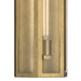 Kichler - 59215NBR - One Light Outdoor Wall Mount - Berens - Natural Brass