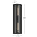 Kichler - 59216BKT - Two Light Outdoor Wall Mount - Berens - Textured Black