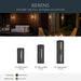 Kichler - 59216BKT - Two Light Outdoor Wall Mount - Berens - Textured Black