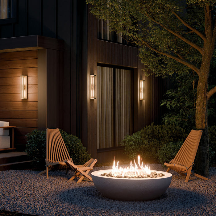Kichler - 59216NBR - Two Light Outdoor Wall Mount - Berens - Natural Brass