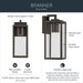 Kichler - 59111OZDS - One Light Outdoor Wall Mount - Branner - Olde Bronze