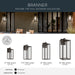 Kichler - 59111OZDS - One Light Outdoor Wall Mount - Branner - Olde Bronze