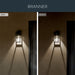 Kichler - 59112BKTDS - One Light Outdoor Wall Mount - Branner - Textured Black