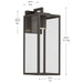 Kichler - 59112OZDS - One Light Outdoor Wall Mount - Branner - Olde Bronze